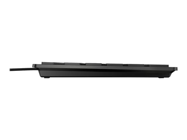 CHERRY KC 6000 Slim, Täysikokoinen (100 %), Langallinen, USB, AZERTY, Musta musta