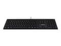 Miniatyrbild 3 av 5: CHERRY KC 6000 Slim tangentbord USB Engelska (USA) Svart