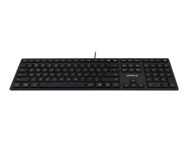 CHERRY KC 6000 Slim tangentbord USB Engelska (USA) Svart