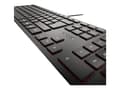 Miniatyrbild 5 av 5: CHERRY KC 6000 Slim tangentbord USB Engelska (USA) Svart