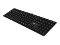Miniatyrbild 1 av 5: CHERRY KC 6000 Slim tangentbord USB Engelska (USA) Svart