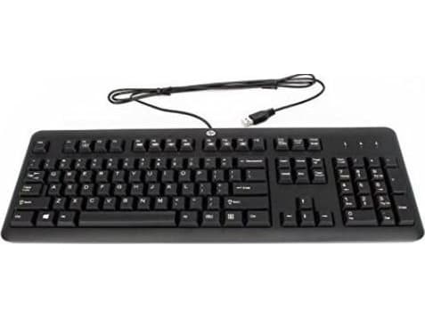 HP 672647-333, Full-size (100%), Koblet med ledninger (ikke trådløs), USB, Mekanisk nøkkelbryter, Sort (Dutch layout)
