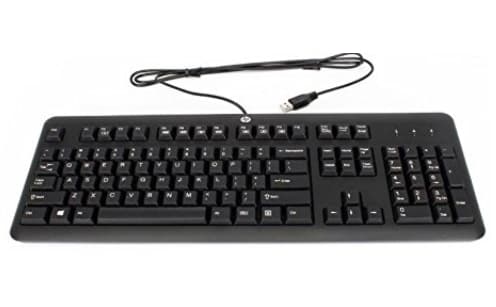 HP 672647-333, Full-size (100%), Koblet med ledninger (ikke trådløs), USB, Mekanisk nøkkelbryter, Sort (Dutch layout) Sort