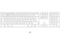 Miniatyrbild 4 av 5: Matias FK418BTLB-UK Keyboard Wireless Silver UK (FK418BTLB-UK)