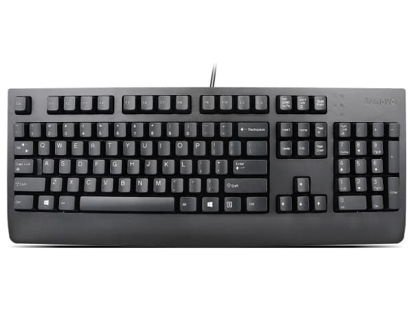Lenovo Preferred Pro II tangentbord USB QWERTY Belgiskt Svart