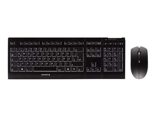 CHERRY B.Unlimited 3.0 tangentbord Mus inkluderad RF Trådlös Nordic Svart