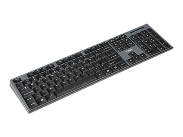 iBOX Desktop Kit Pro - Tastatur- og mussett - trådløs - QWERTY - svart