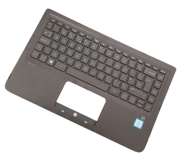 HP 810694-DH1, Underhölje + tangentbord, Nordic, HP, Pavilion 13-s