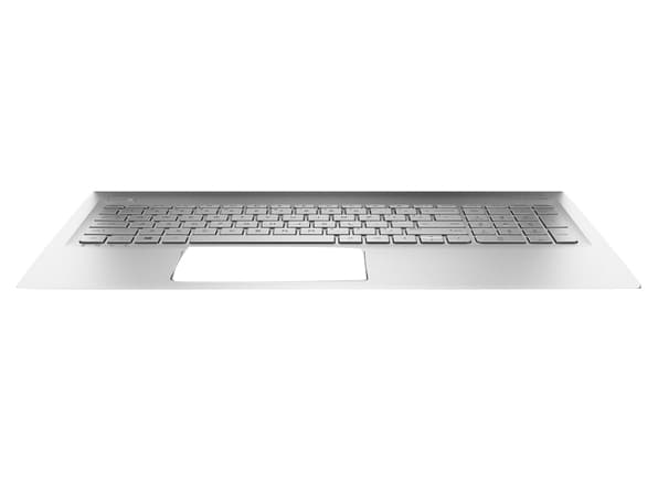 HP 812726-DH1, Underhölje + tangentbord, Nordic, Tangentbord med bakgrundsbelysning, HP, ENVY 15