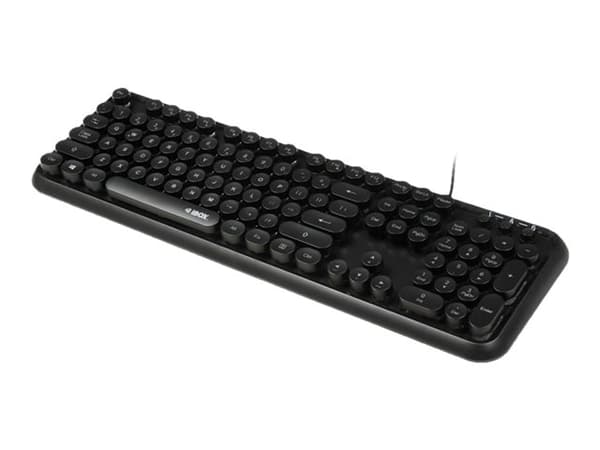 iBOX Pulsar - Tangentbord - bakgrundsbelyst - USB - QWERTY - svart