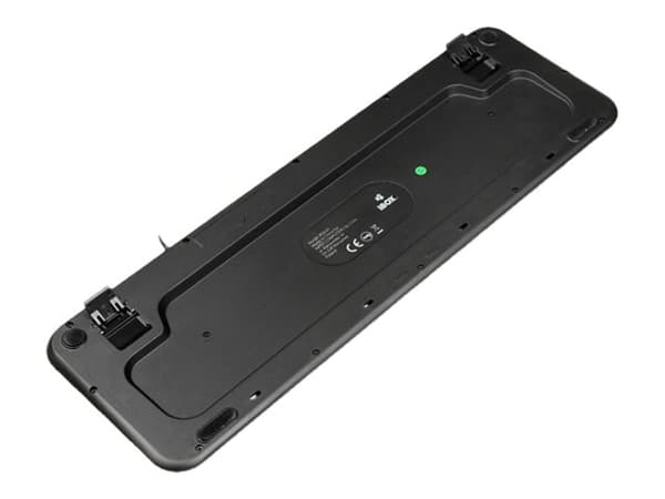 iBOX Pulsar - Tangentbord - bakgrundsbelyst - USB - QWERTY - svart