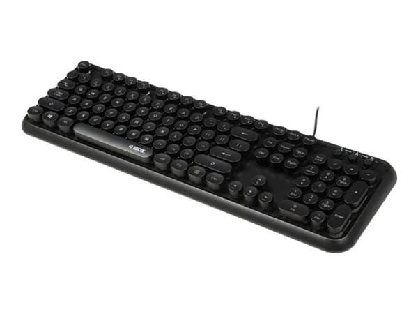 iBOX Pulsar - Tangentbord - bakgrundsbelyst - USB - QWERTY - svart