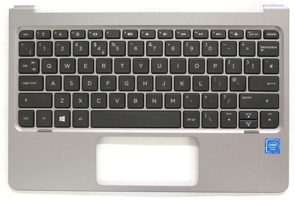 HP 832468-A41, Underhölje + tangentbord, Belgiskt, HP, Pavilion 10