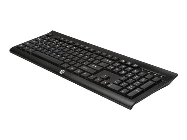 HP K2500 - Tangentbord - trådlös - 2.4 GHz - finska - för Pavilion 24, 27, 510, 590, 595, TP01 Svart