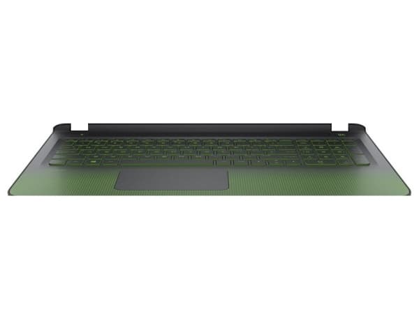 HP 832805-131, Underhölje + tangentbord, Portugisisk, Tangentbord med bakgrundsbelysning, HP, Pavilion Gaming 15-ak