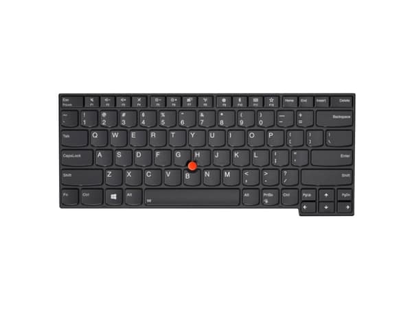Primax - Ersättningstangentbord för bärbar dator - med Trackpoint, UltraNav - QWERTY - finska - svart
