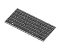 Miniatyrbilde 1 av 2: HP - Erstatningstastatur for bærbar PC - bakbelysning - Finsk - for EliteBook 745 G5, 745 G6, 840 G5, 840 G6; Mobile Thin Client mt44