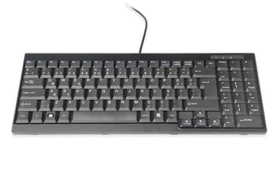 DIGITUS DS-72000TR - Tangentbord - QWERTY - turkiska - svart