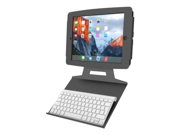 Compulocks Universal Keyboard Tray for Enclosure - Asennuskomponentit (näppäimistötarjotin) - musta - asennusliitäntä: 100 x 100 mm - seinäasennettav