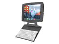 Pikkukuva 1 / 5: Compulocks Universal Keyboard Tray for Enclosure - Asennuskomponentit (näppäimistötarjotin) - musta - asennusliitäntä: 100 x 100 mm - seinäasennettav