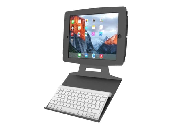 Compulocks Universal Keyboard Tray for Enclosure - Asennuskomponentit (näppäimistötarjotin) - musta - asennusliitäntä: 100 x 100 mm - seinäasennettav