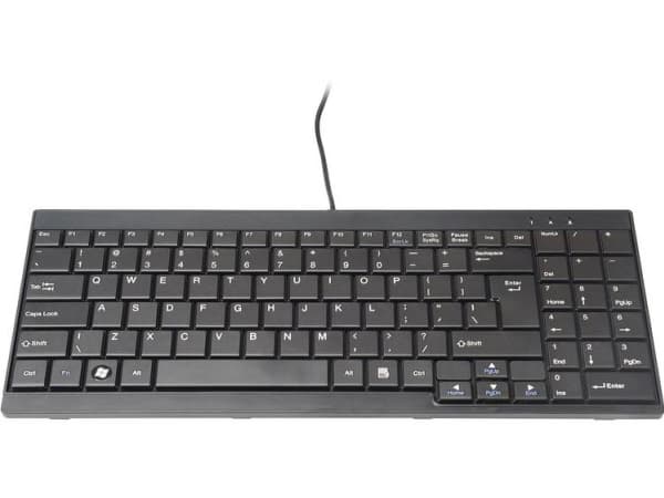 DIGITUS DS-72000US - Tastatur - USA - svart