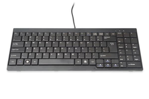 DIGITUS DS-72000US - Tastatur - USA - svart Sort