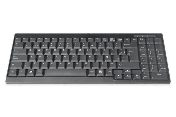 DIGITUS DS-72000ES - Tangentbord - QWERTY - spansk - svart - för Professional DS-72210, DS-72211