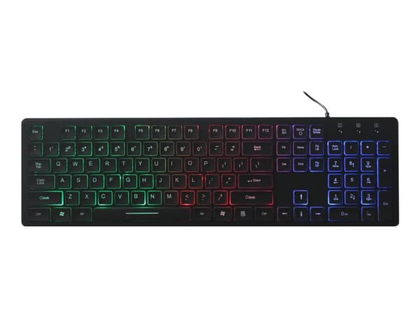 ART AK-20 SLIM - Tastatur - bakbelysning - USB
