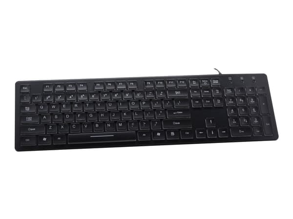 ART AK-20 SLIM - Tastatur - bakbelysning - USB