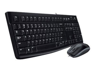 Logitech Desktop MK120 - Tastatur- og mussett - USB - Engelsk