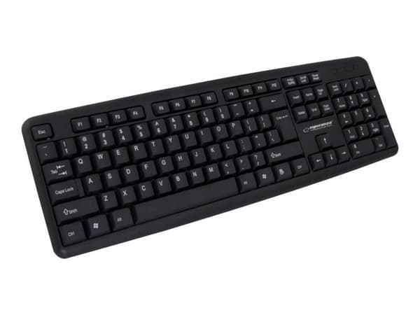 Esperanza AMARILLO - Tastatur - USB - løsvekt Sort
