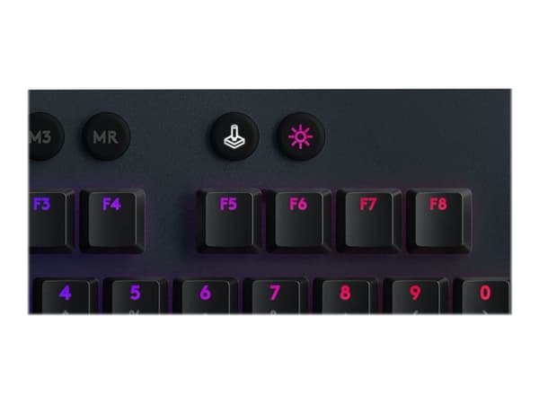Logitech Gaming G815 - Tastatur - bakgrunnsbelyst - USB - US International - tastsvitsj: GL Tactile - svart