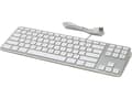 Miniatyrbild 1 av 2: Matias FK308S Keyboard Wired Silver White US (FK308S-UK)