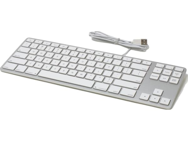 Matias FK308S Keyboard Wired Silver White US (FK308S-UK)