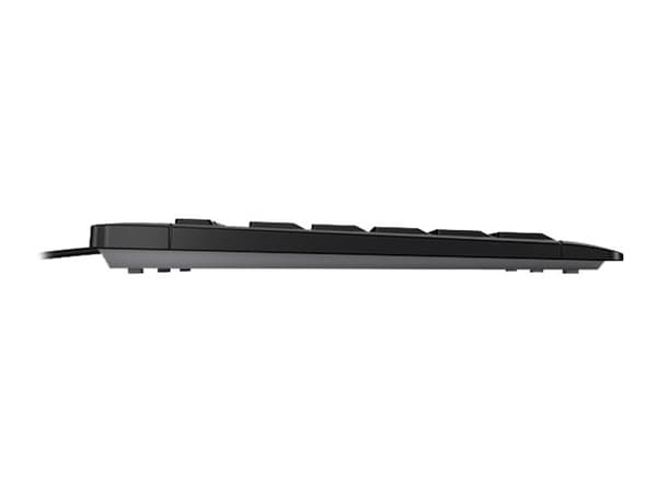 CHERRY STREAM KEYBOARD - Tangentbord - USB - fransk - tangentbrytare: CHERRY SX - svart