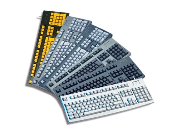 CHERRY G83-6104 - Tangentbord - USB - amerikansk - svart