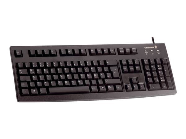 CHERRY G83-6104 - Tangentbord - USB - amerikansk - svart