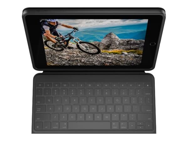 Logitech Rugged Folio, QWERTY, Tanska, Suomi, Norjalainen, Ruotsi, 1,8 cm, 1,2 mm, Apple, iPad (7th Gen)