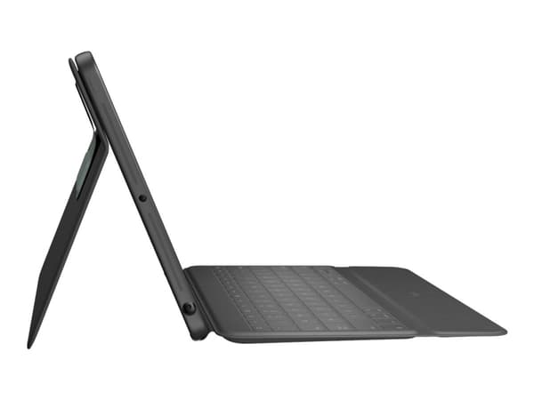 Logitech Rugged Folio, QWERTY, Tanska, Suomi, Norjalainen, Ruotsi, 1,8 cm, 1,2 mm, Apple, iPad (7th Gen)