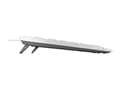 Miniatyrbild 4 av 5: CHERRY STREAM tangentbord USB AZERTY Fransk Vit
