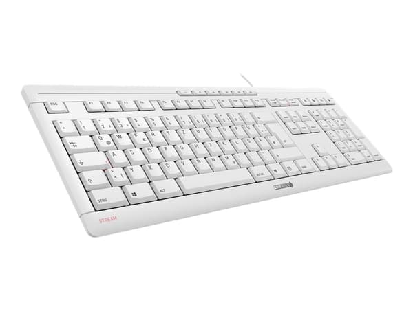 CHERRY STREAM tangentbord USB AZERTY Fransk Vit