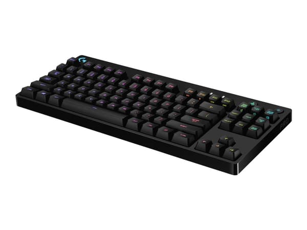 Logitech G Pro mekaaninen pelinäppäimistö - näppäimistö - USB - US International - tastkontakt: GX Blue Clicky - lajittelu