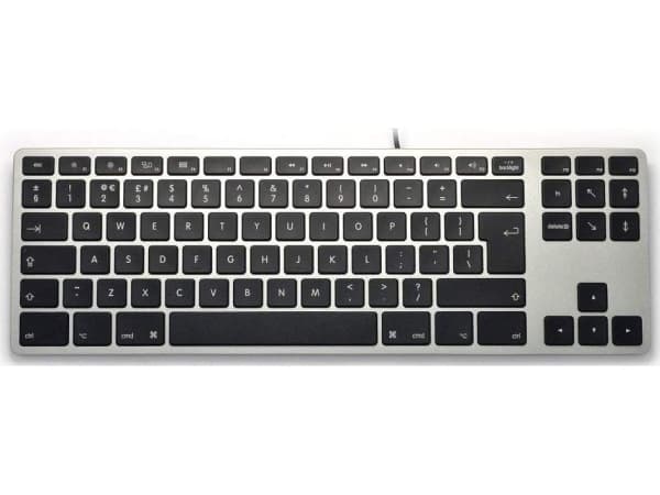 Matias FK308LB Keyboard Wired Black/Silver UK (FK308LB-UK)