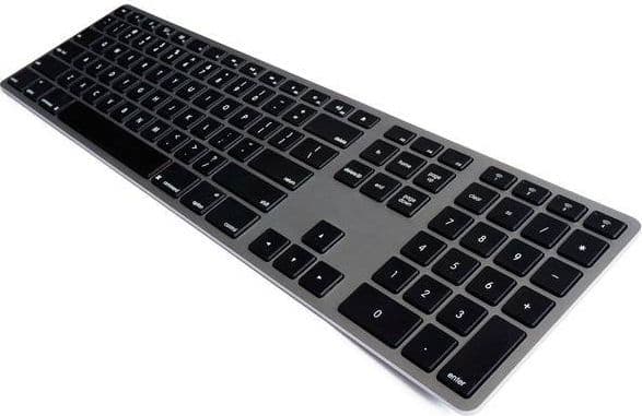Matias FK318LB-UK Keyboard Wired Black/Silver US (FK318LB-UK)
