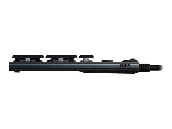 Logitech Gaming G815 - Tangentbord - bakgrundsbelysning - USB - hela norden - tangentbrytare: GL Clicky - svart