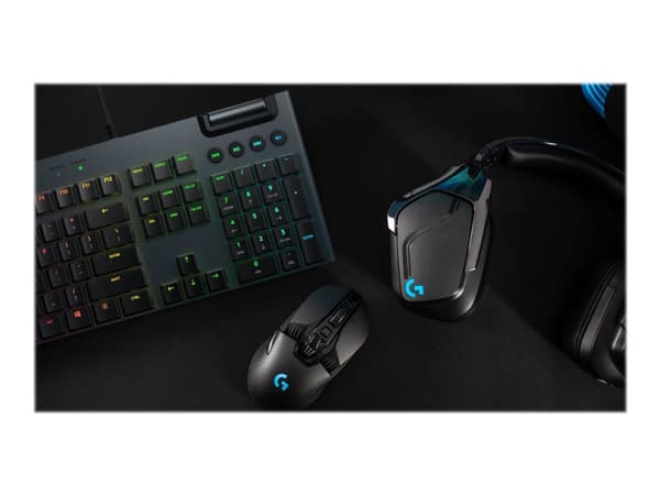 Logitech Gaming G815 - Tangentbord - bakgrundsbelysning - USB - hela norden - tangentbrytare: GL Clicky - svart
