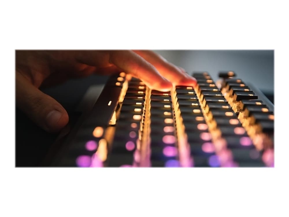 Roccat Vulcan 121 Aimo Tastatur Med Mediehjul Bakgrunnsbelyst Usb Nordisk Tastsvitsj Roccat Titan Switches Cdon