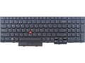 Miniatyrbild 2 av 3: Chicony - Ersättningstangentbord för bärbar dator - med Trackpoint - bakgrundsbelyst - QWERTY - Nordisk - FRU - för ThinkPad P52s 20LB, 20LC; T580 20