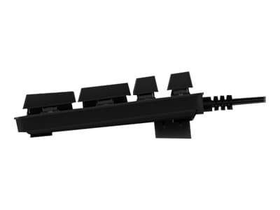 Logitech Gaming G512 - Tastatur - bakgrunnsbelyst - USB - US International - tastsvitsj: GX Red Linear - karbon